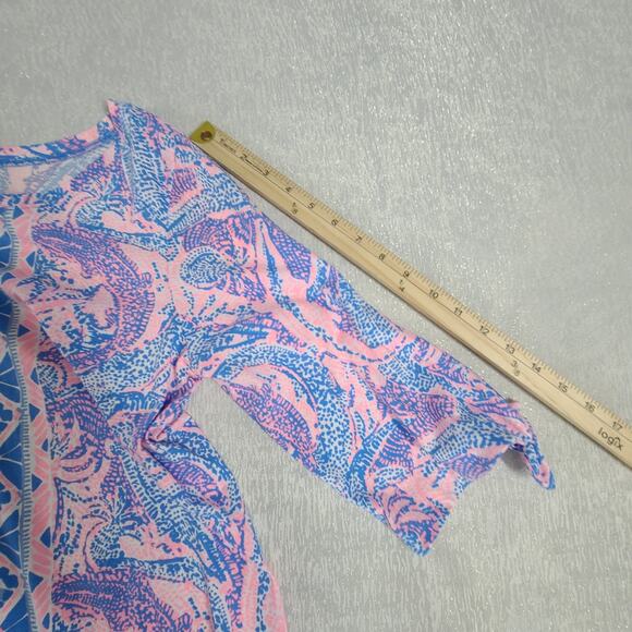 Lilly Pulitzer Preston Dress in Coastal Blue Size Medium NWT Resort wear Beachy - Picture 6 of 10